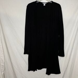 Revamped Long Black Cardigan